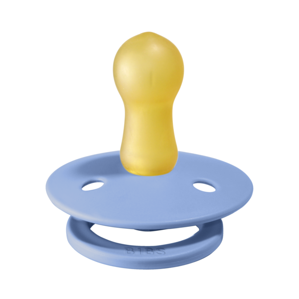 thumbnail image 2 of BIBS Colour Pacifiers - Set Of 2 Natural Rubber Soothers | BPA-Free Anatomical Nipple | Made In Denmark | Size 0-6 Months 2 of 13