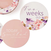 Load image into Gallery viewer, Reversible Milestone Cards (Large): Blushing Beauty &amp; Musk Pink