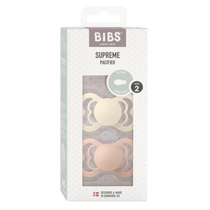 BIBS Supreme - Ivory & Blush (Twin Pack)