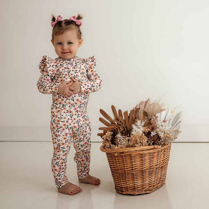 Zippy Growsuit: Spring Floral