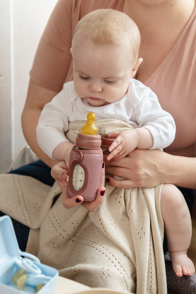 Bibs | Baby Bottle Sleeve Large - Blush