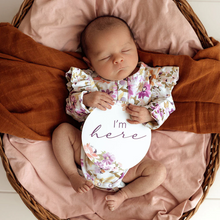 Load image into Gallery viewer, Reversible Milestone Cards : Isla and Lilac