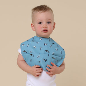 Snuggle Bib (Waterproof): Blue Ocean