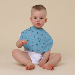 Snuggle Bib (Waterproof): Blue Ocean