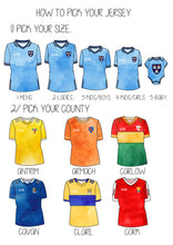 Load image into Gallery viewer, Framed GAA Family Print - Personalised