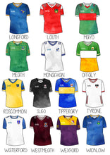 Load image into Gallery viewer, Framed GAA Family Print - Personalised