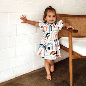 Organic Dress - Rainbow