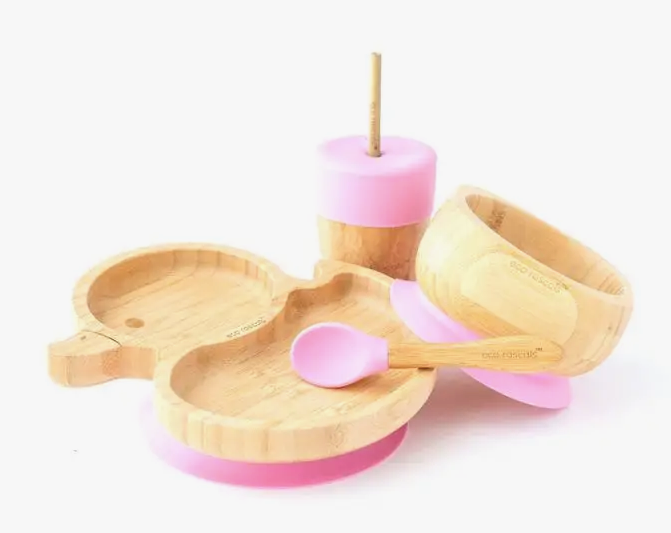 Bamboo Duck Set: Pink