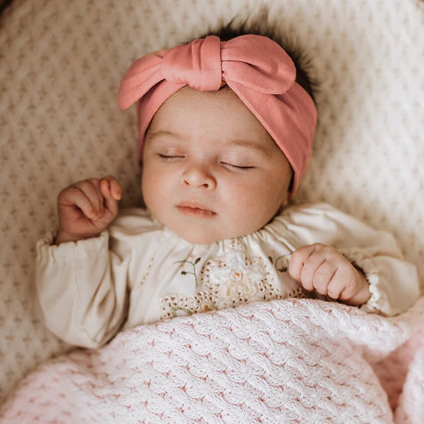 Topknot Headband: Peach