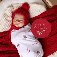 Load image into Gallery viewer, Candy Cane Reversible Single Milestone Card