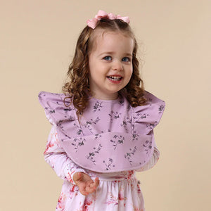 Snuggle Bib (Waterproof): Coral Frill