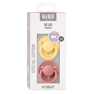 BIBS De Lux - Pale Butter & Dusty Pink