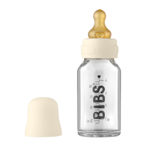 Load image into Gallery viewer, BIBS Baby Glass Bottle Complete Set 110ml - Ivory