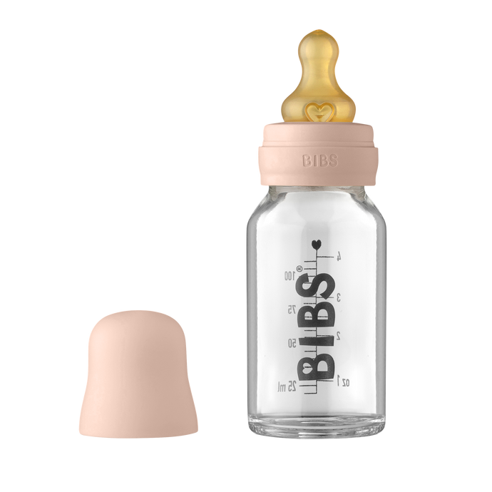 BIBS Denmark bottle set 110ml blush pink