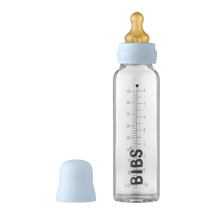Load image into Gallery viewer, BIBS Baby Glass Bottle Complete Set 225ml - Baby Blue
