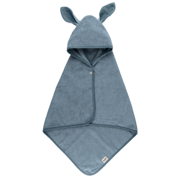 Kangaroo Hoodie Towel Baby - Petrol