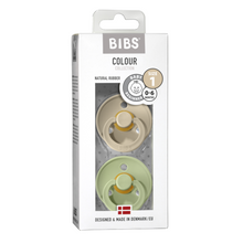 Load image into Gallery viewer, BIBS Colour - Sand &amp; Pistachio (Twin Pack)
