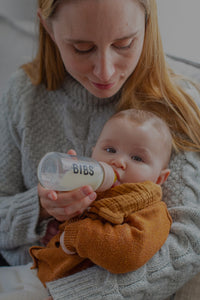 BIBS Baby Glass Bottle Complete Set 225ml - Sage