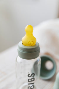 BIBS Baby Glass Bottle Complete Set 225ml - Sage