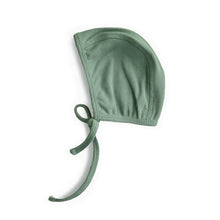 Load image into Gallery viewer, Ribbed Baby Bonnet - Roman Green