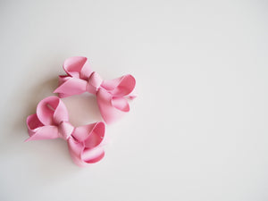 Bow Clips: Dusty Pink
