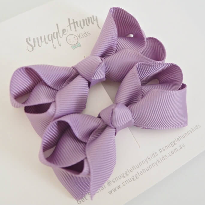 Bow Clips: Lilac