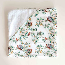 Load image into Gallery viewer, Organic Hooded Baby Towel - Eucalyptus