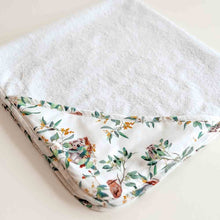 Load image into Gallery viewer, Organic Hooded Baby Towel - Eucalyptus