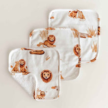 Load image into Gallery viewer, Organic Wash Cloths - 3 Pack - Lion
