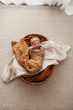 Load image into Gallery viewer, Jersey Baby Wrap &amp; Beanie Set: Roar