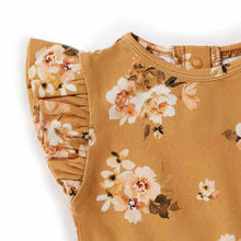 Load image into Gallery viewer, Organic Dress - Golden Flower