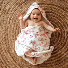 Load image into Gallery viewer, Organic Hooded Baby Towel - Camille