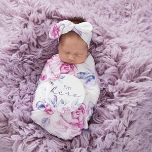 Reversible Milestone Cards (Large): Lilac Skies & Butterfly