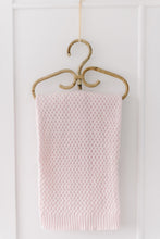 Load image into Gallery viewer, Diamond Knit Baby Blanket - Blush Pink