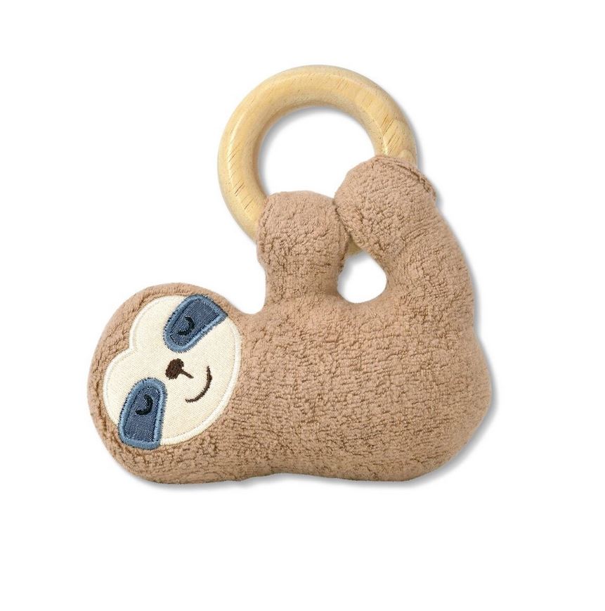 Organic Plush Teething Toy – Sloth