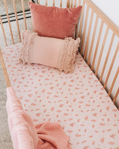 Fitted Cot Sheet: Esther