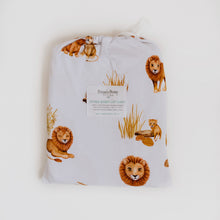 Load image into Gallery viewer, Fitted Cot Sheet: Lion