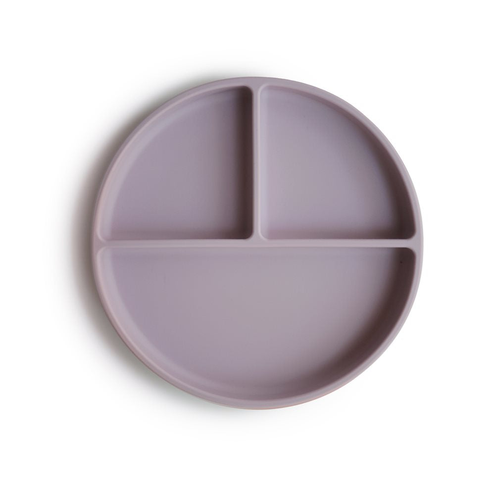 Stay-Put Silicone Plate - Soft Lilac