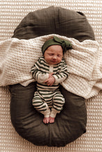 Load image into Gallery viewer, Zippy Growsuit: Olive Stripe
