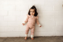 Load image into Gallery viewer, Zippy Growsuit: Rose Stripe