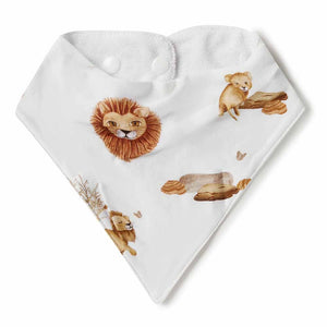 Organic Dribble Bib - Lion