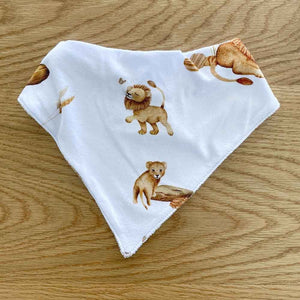 Organic Dribble Bib - Lion