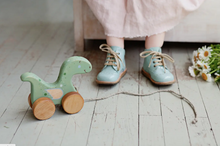 Load image into Gallery viewer, Dinosaur Wooden Pull Toy
