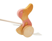Load image into Gallery viewer, Push Toy Duck - Pink