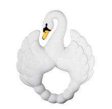 Load image into Gallery viewer, Natural Rubber Teether - White Swan