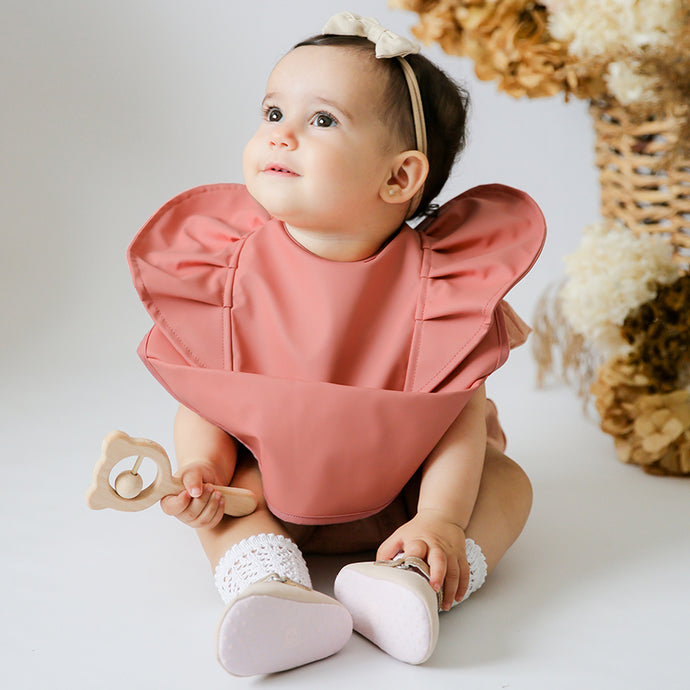 Snuggle Bib (Waterproof): Terracotta